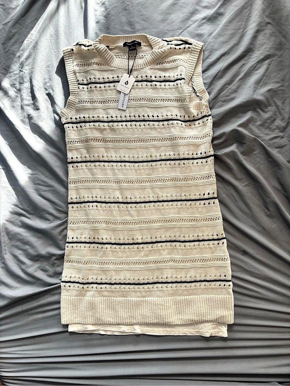 Sanctuary Textured Mod Mini Sweater Dress